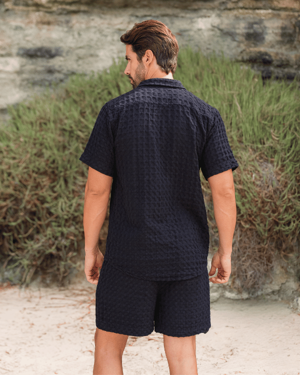 Orb Waffle Short - Black - Mens - Image 5