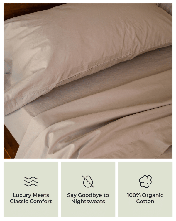 Signature Percale Solid Fitted Sheet Beige - Image 4
