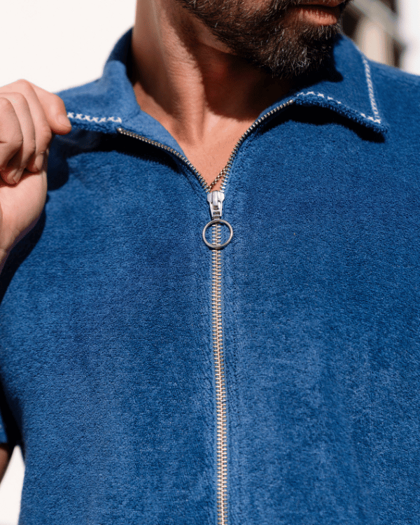 Nez Terry Zip Shirt - Image 4
