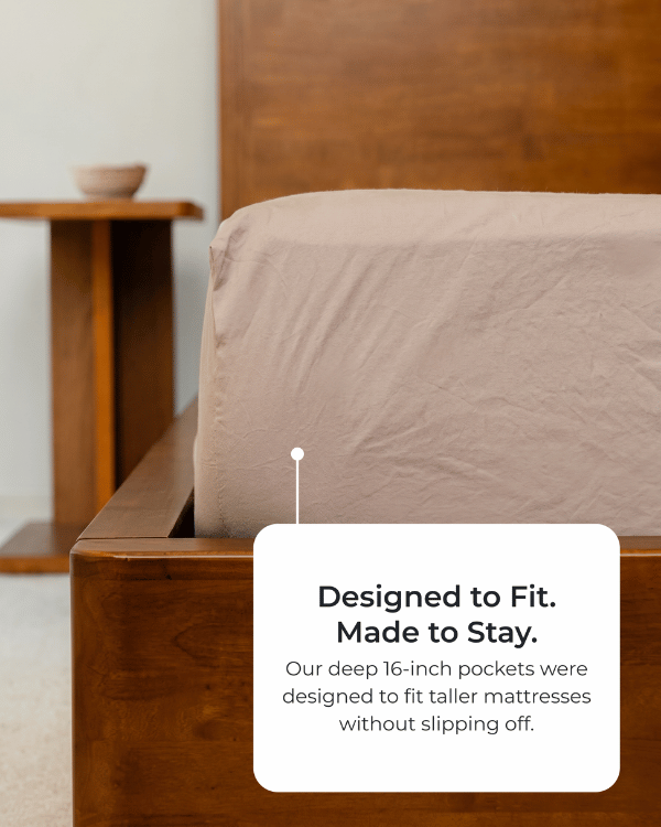 Signature Percale Solid Sheet Set Grey - Image 6