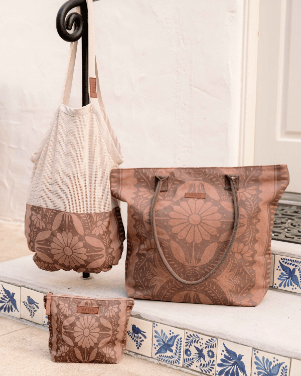 Nippon Daisy Printed Net Market Bag - Image 4