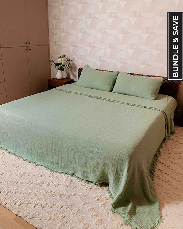 Sage Bedding Set - Queen