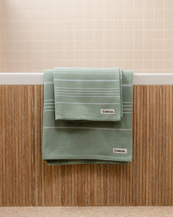 Alternative view of Classic Fringeless XL Bath Bundle 2 Pack - Sage