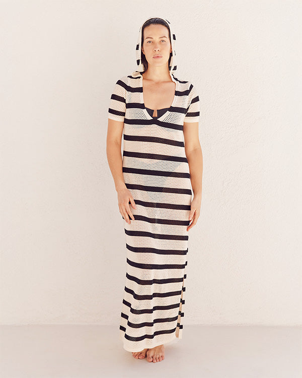 Gappo Hooded Net Dress - Image 3