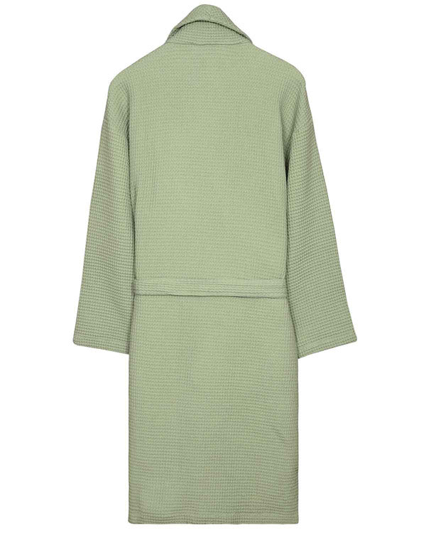 Micro Waffle Robe Sage - Image 3
