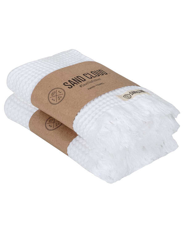 Micro Waffle Hand Bath Bundle - 2 Pack - White - Image 3