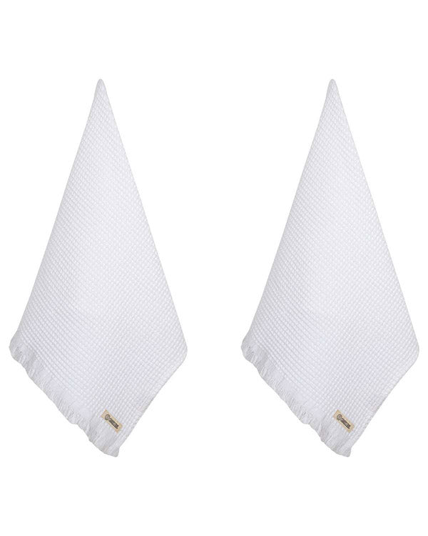 Micro Waffle Hand Bath Bundle - 2 Pack - White - Image 4