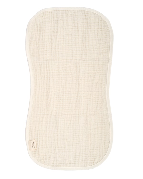 Little Fishies Gauze Burping Cloth Bundle - 3 Pack - Natural / Beige / Warm Taupe - Image 12