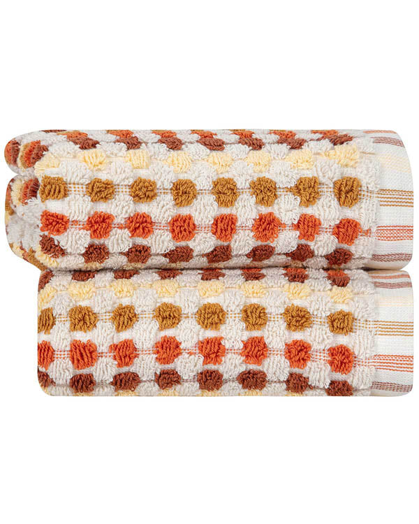 Stripe Polka Dot Hand Bath Bundle - 2 Pack - Taupe - Image 5