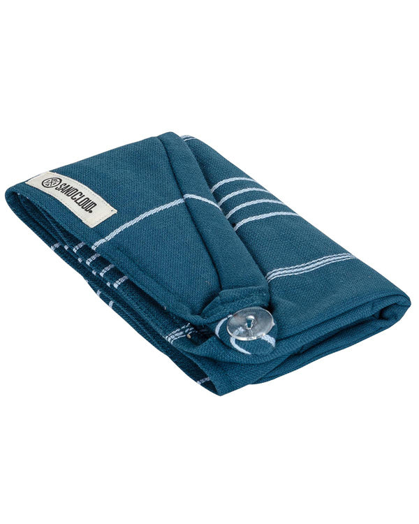 Classic Hair Towel - Teal Blue - Image 4