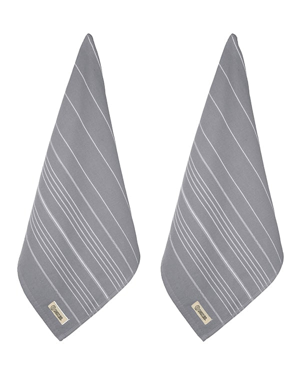 Classic Fringeless Hand Bath Bundle 2 Pack - Grey - Image 4