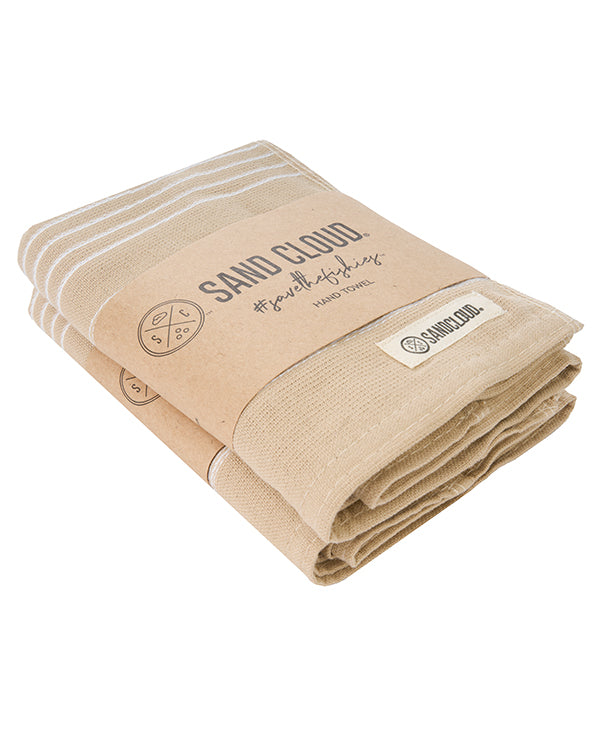 Classic Fringeless Hand Bath Bundle 2 Pack - Sand - Image 3