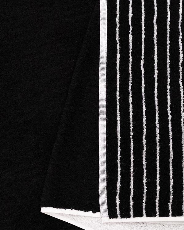 Micro Stripe Bath Bundle - 2 Pack - Black - Image 4