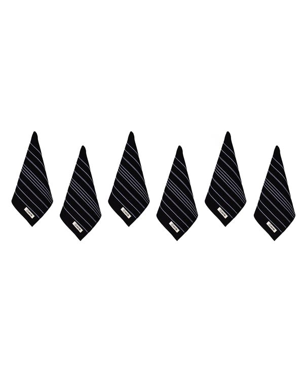 Classic Bath Washcloth Bundle- 6 Pack - Black - Image 4