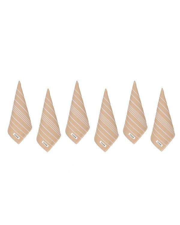 Classic Bath Washcloth Bundle- 6 Pack - Sand - Image 4