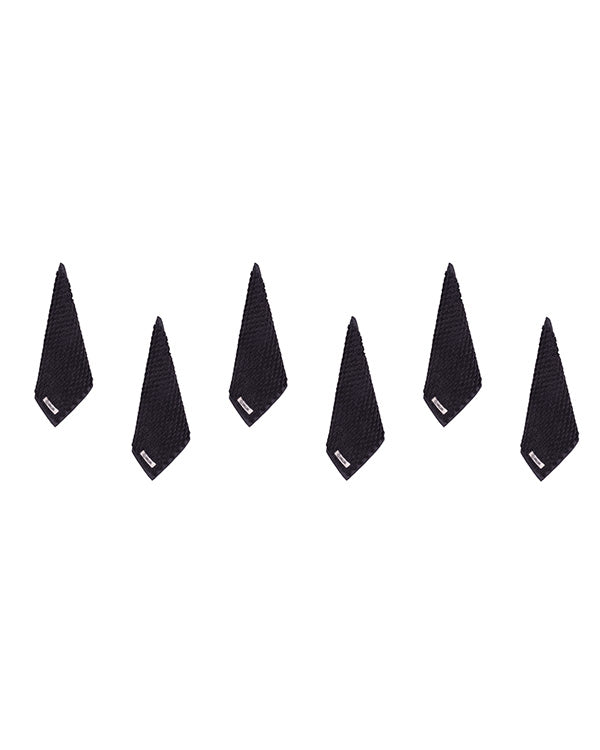 Atom Washcloth Bath Bundle - Charcoal - 6 Pack - Image 4