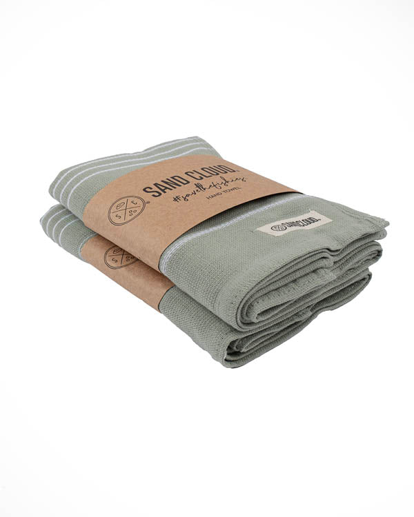 Classic Fringeless Hand Bath Bundle 2 Pack - Sage - Image 4