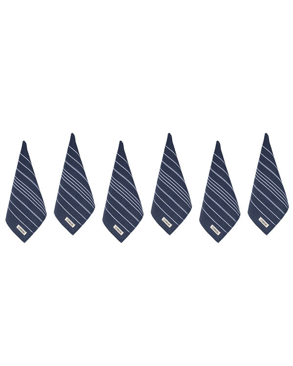 Classic Bath Washcloth Bundle 6 Pack - Navy - Image 4
