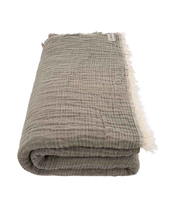 Senna Melange PARTY BLANKET - Beige - King - Image 8