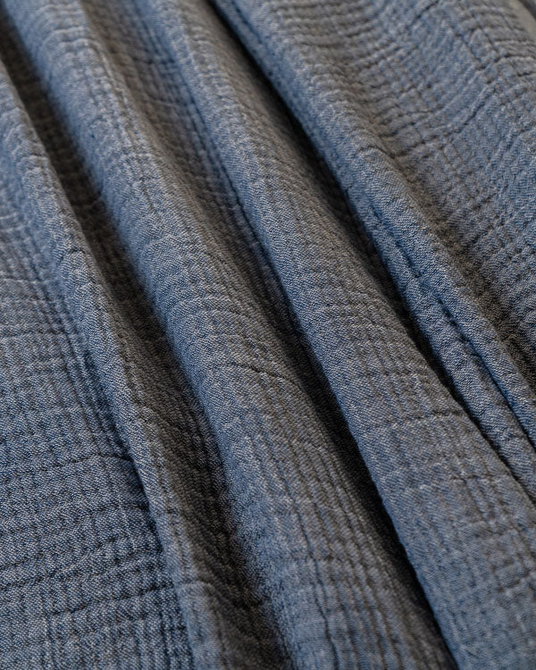 Senna Melange PARTY BLANKET Indigo - King - Image 6
